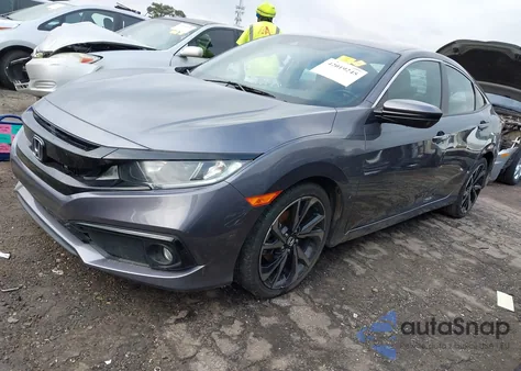 2020 Honda Civic Sport z USA, uszkodzony, nr VIN 2HGFC2F83LH514162
